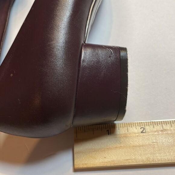 Easy spirit, women’s leather slip on block heel shoes size 7 Esumandra - Picture 11 of 13